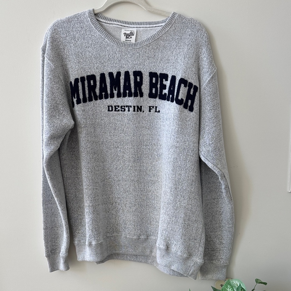 Miramar Beach Destin, FL Unisex Crewneck Sweatshirt - Gray